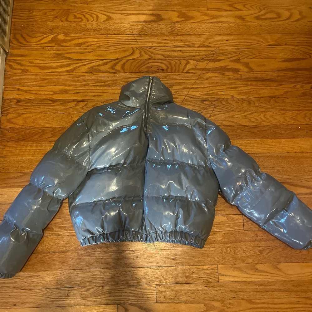 Prettylittlething Gray Puffer Jacket - image 1